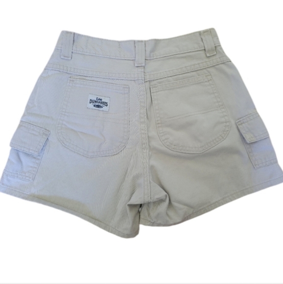 Vintage Lee Dungarees Can't Bust 'em Shorts, Size 5 | Khaki Fitted Cargo Shorts - Picture 2 of 8